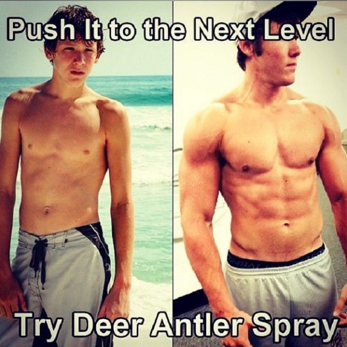 Deer Antler Spray GNC before and after results