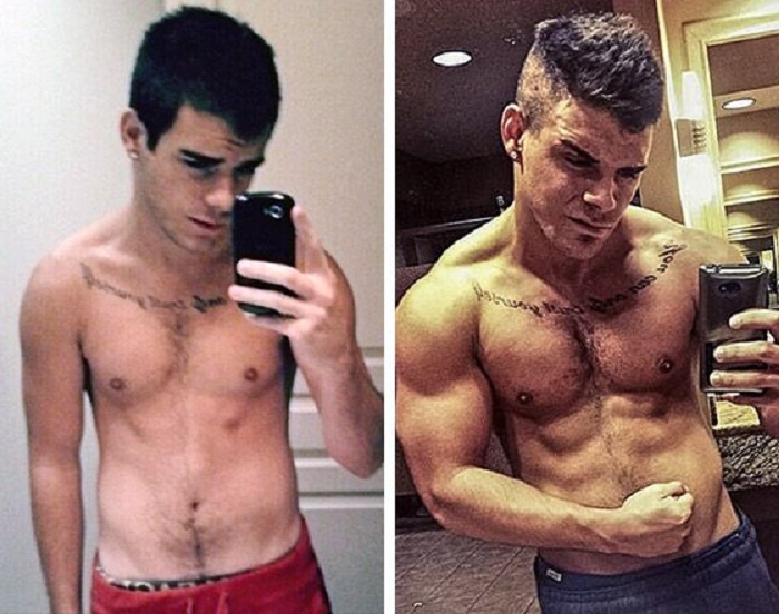 steroids before and after picture