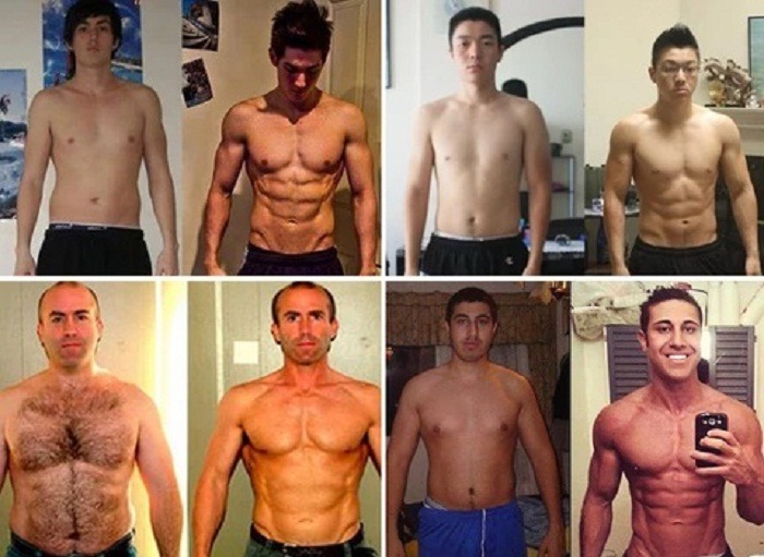 hgh 4iu per day before and after result